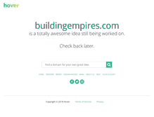 Tablet Screenshot of buildingempires.com